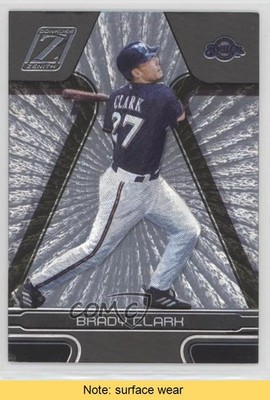 2005 Donruss Zenith Museum Collection Brady Clark #227 READ f0v