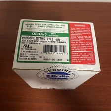 Sporlan OROA-5-215 psi 5/8 ODF Head Pressure Control Valve - NEW IN BOX