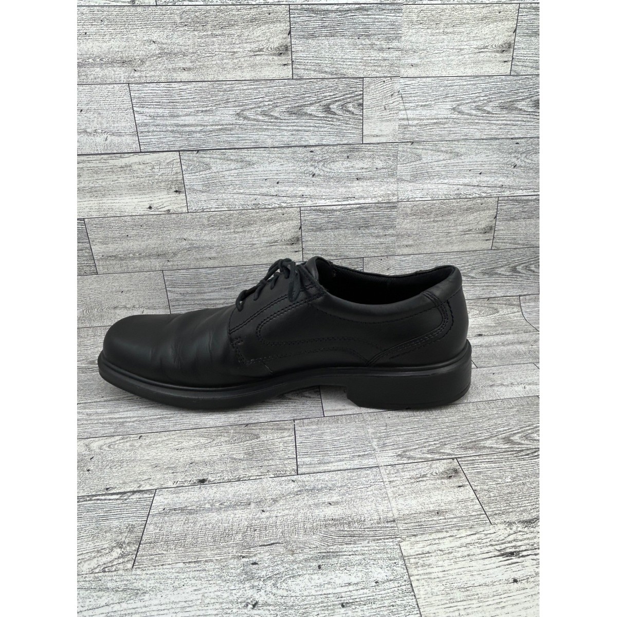 Ecco Men’s Black Dress Comfort Leather Oxfords Lace Up 11/11.5 EU 45 Men main image 4