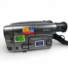 Sony Handycam CCD-TRV10E Camcorder Video8 Tape PAL 13x Retro Cam Charger Bag