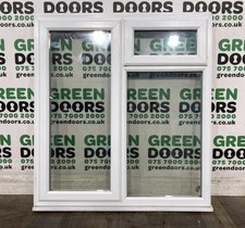 USED UPVC CASEMENT WINDOW EXTERNAL DOUBLE GLAZED WIDE BIG TALL OUTWARDS