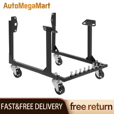 Rolling Engine Cradle Stand With Wheels For Chevy Small Big Block 750lbs