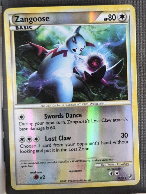 Zangoose [Reverse Holo] #39 (Call Of Legends (2011))