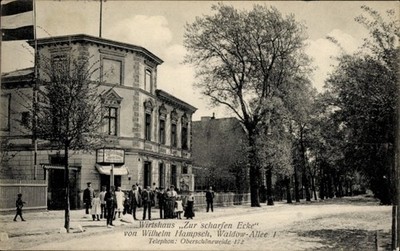 Postcard Berlin Köpenick Oberschönweide, tavern to the sharp corner,... - 11433632