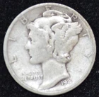 1941-S VERY GOOD Mercury Dime, 90% SILVER!