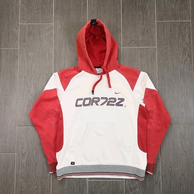 Vintage Retro 2000s Nike Cortez 72 Hoodie Größe: M Fußball Streatwear Style Mode