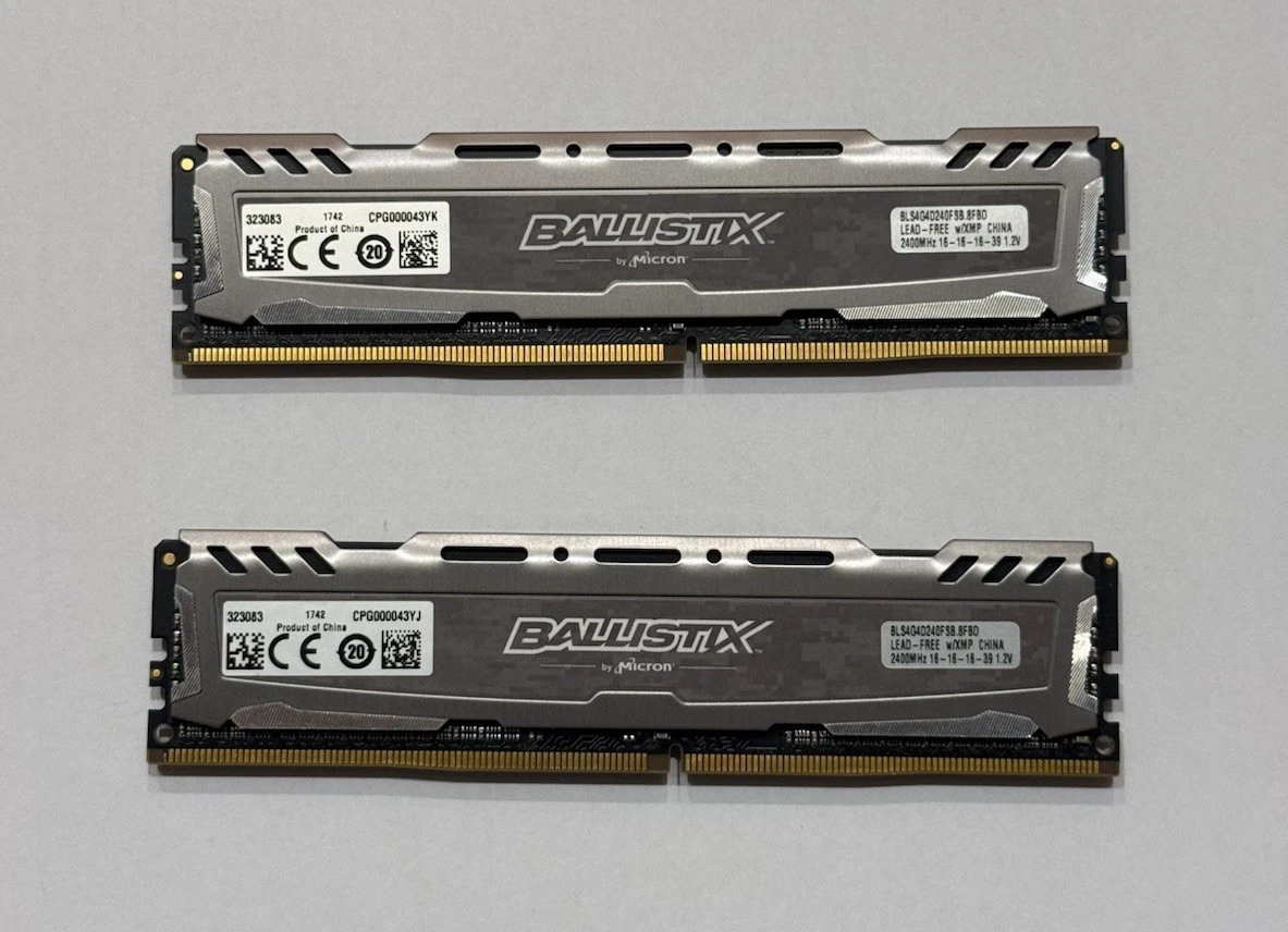 Ballistix Computer RAM DDR4 SDRAM, 8 GB per Module for sale | eBay