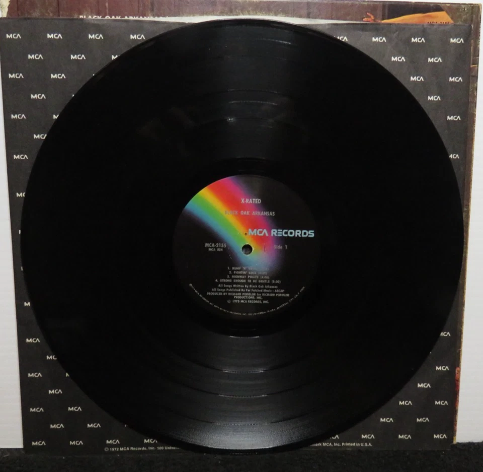 BLACK OAK ARKANSAS X RATED (VG+) MCA-2155 LP VINYL RECORD Foto 4 de 4