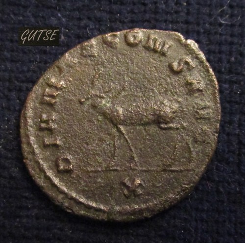 *GUTSE* ROMA-77, GALLIENUS (253-268), ANTONINIANO, VELLON, CIERVO, MBC+/MBC - Imagen 2 de 2