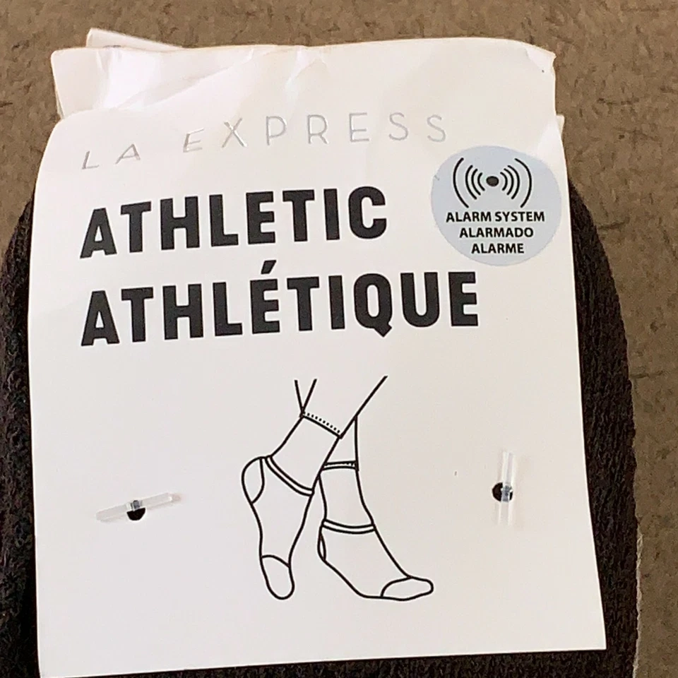 LA Express Women's One Size Brown Tones 5 Pack No Shoe Athletic Socks NWT - Изображение 2 из 4