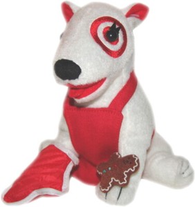 Target Dog Plush Gingerbread Apron Stuffed Toy Bullseye - Very Rare | eBay