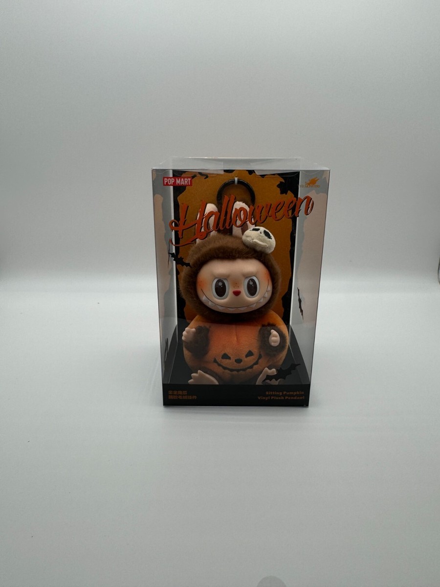Pop Mart Labubu Halloween Party Series Pumpkin Toy Keyring