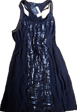 BRAND NWT $108.00 GUESS WOMEN'S SEXY SEQUINED BLACK DRESS  SIZE M