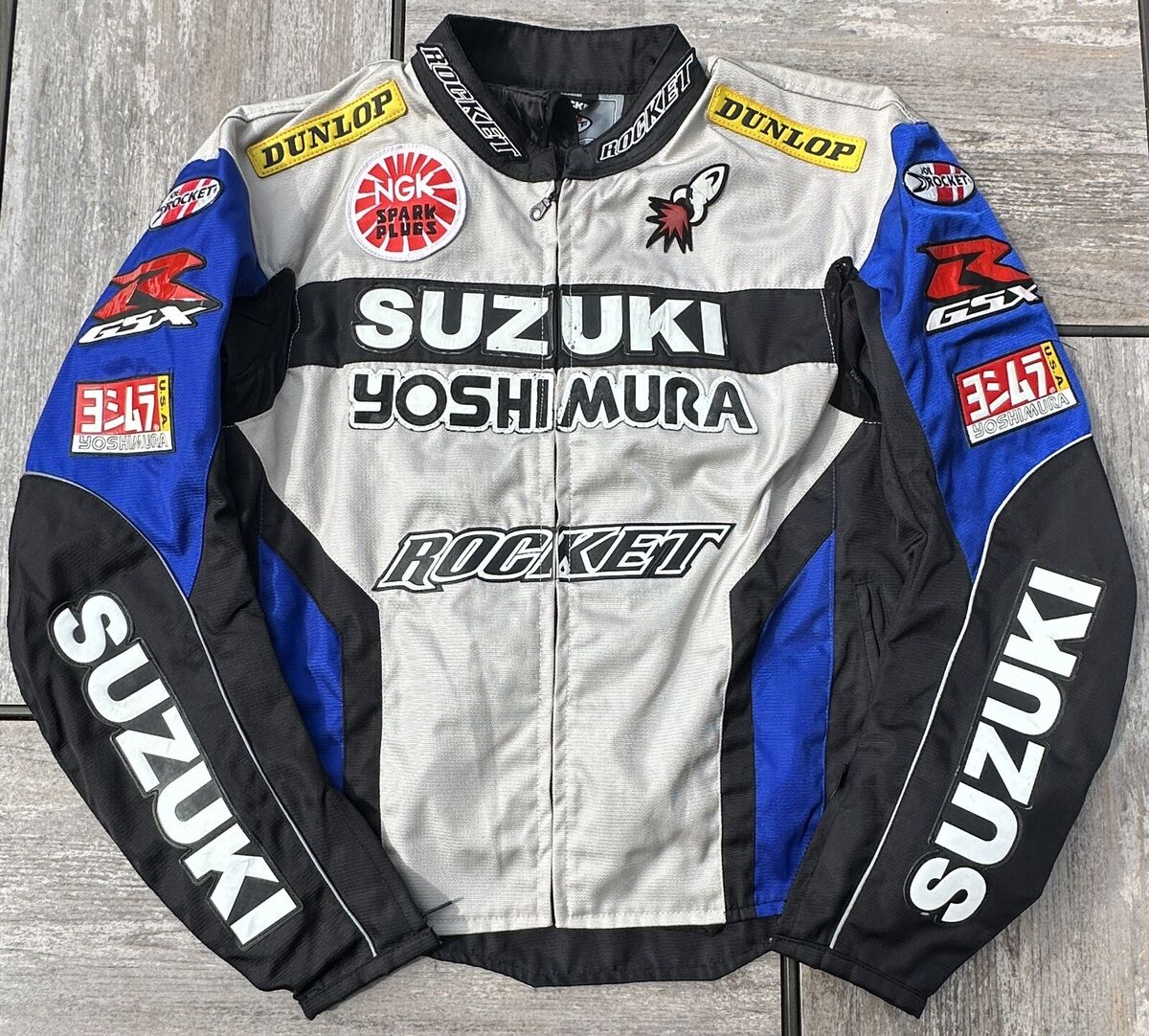 Joe Rocket Suzuki Yoshi Mura Motorcycle Jacket Nylon Zip Out Joe Rocket Suzuki Yoshi Mura Motorcycle Jacket Nylon Zip Out