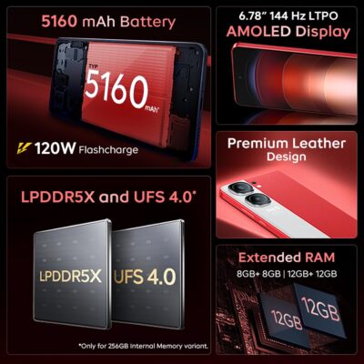 iQOO Neo9 Pro 5G 8GB RAM 256GB Storage with Supercomputing