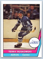 TERRY RUSKOWSKI 1977-78 O-PEE-CHEE WHA 77-78 NO 37 EX+        50942