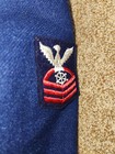 Vintage Boys Navy Pea Coat + Hat for 3-4 Year Old, Winter Coat/Matching Hat — photo 2