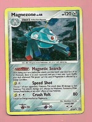 pokemon magnezone card EX 065/198 Raw for Collectors and Players Listed cards may have imperfections. POKEMON MAGNEZONE LV.44 HOLOGRAM CARD