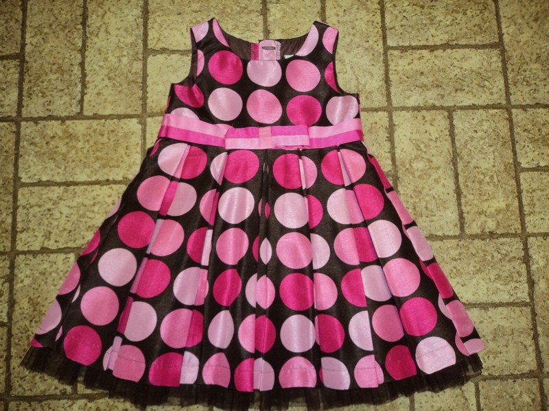 Sweet Heart Rose Girl's Polka Dot Dress. Sz. 2. Pretty!