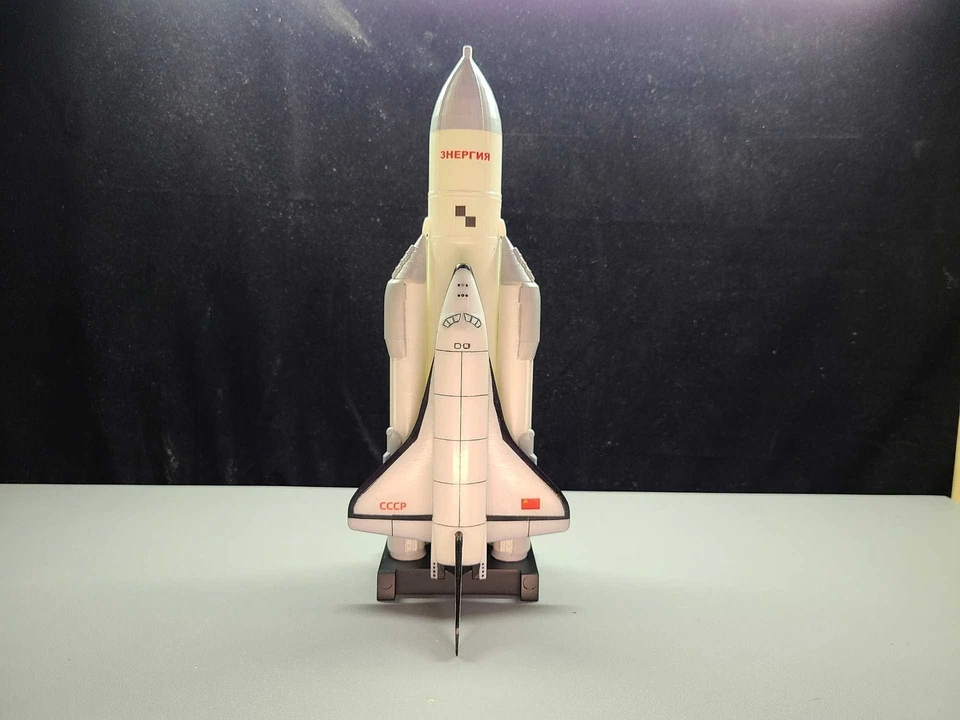 Modelo de cohete transbordador espacial Buran Energy 1:200 acabado pintado 30 cm/12 pulgadas Foto 3 de 4