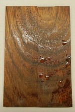 Zebrawood Stabilized 2 pc Knife Scales 3/8" x 2" x 6" - 2372