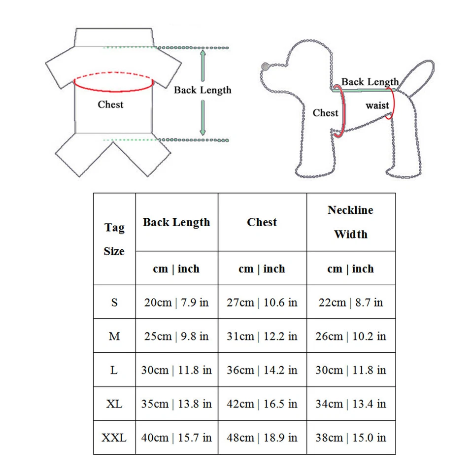 Pet Small Dog Warm Knit Sweater Clothes Puppy Cat Knitwear Costume Coat Vest -↔ - Image 3 of 4