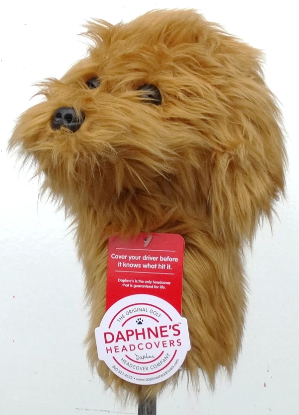 Doodle Labradoodle Tier Hybrid oder Rescue Golfschläger Kopfbedeckung von Daphne's