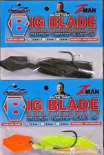 (Ct of 2) Z-Man Big Blade Chatterbait 1/2 oz Provides Maximum Thump & Vibration