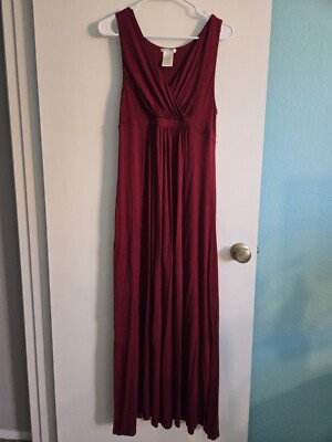 Matty M Red Sleeveless Dress Size Medium