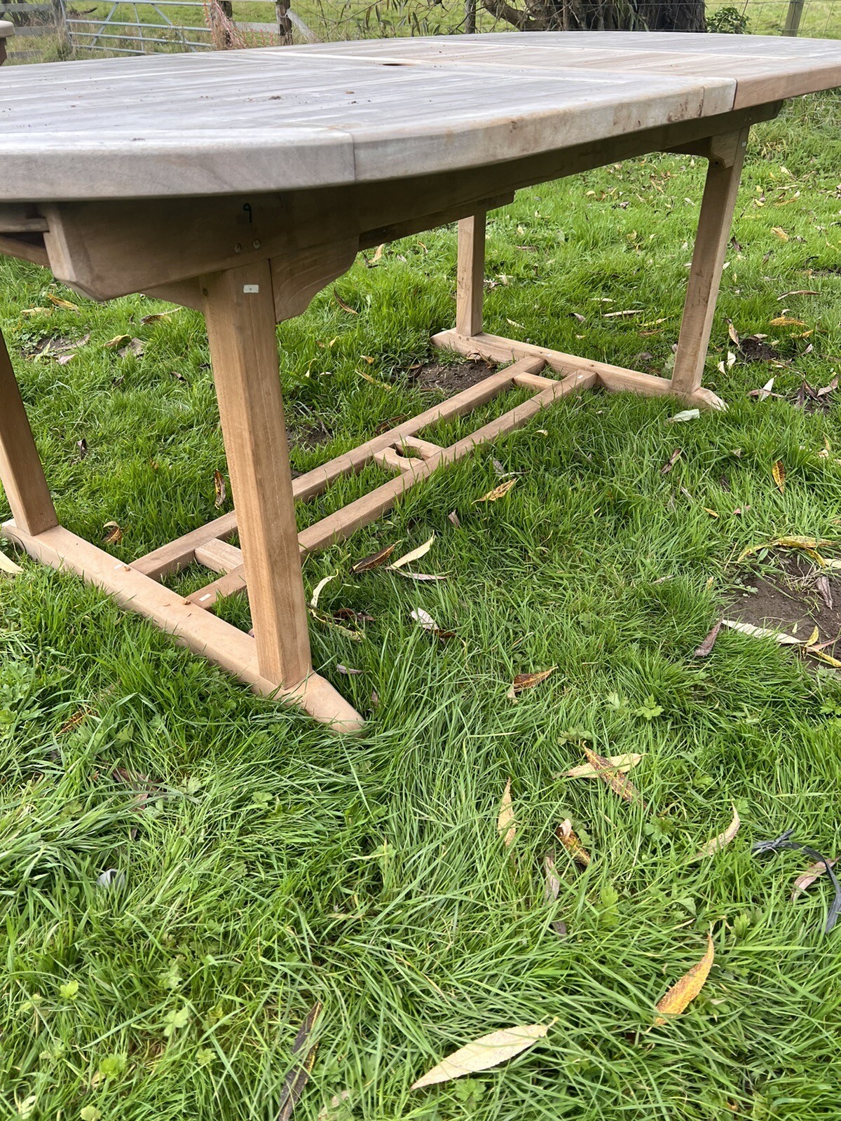 Teak Garden Table 180cm 240cm eBay