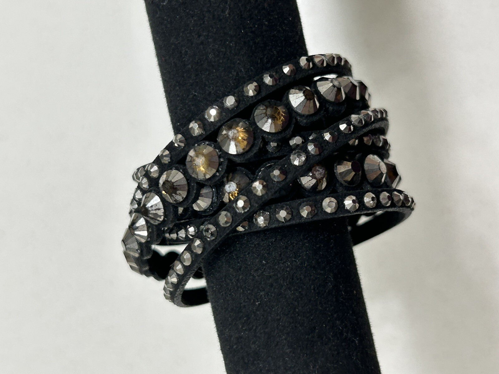 Rhinestone Wrap Multilayer Bracelet - image 1