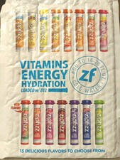 Zipfizz Daily Energy Drink Mix Pack,Soda Flavor Add Water Ice Sparkling Free S/H