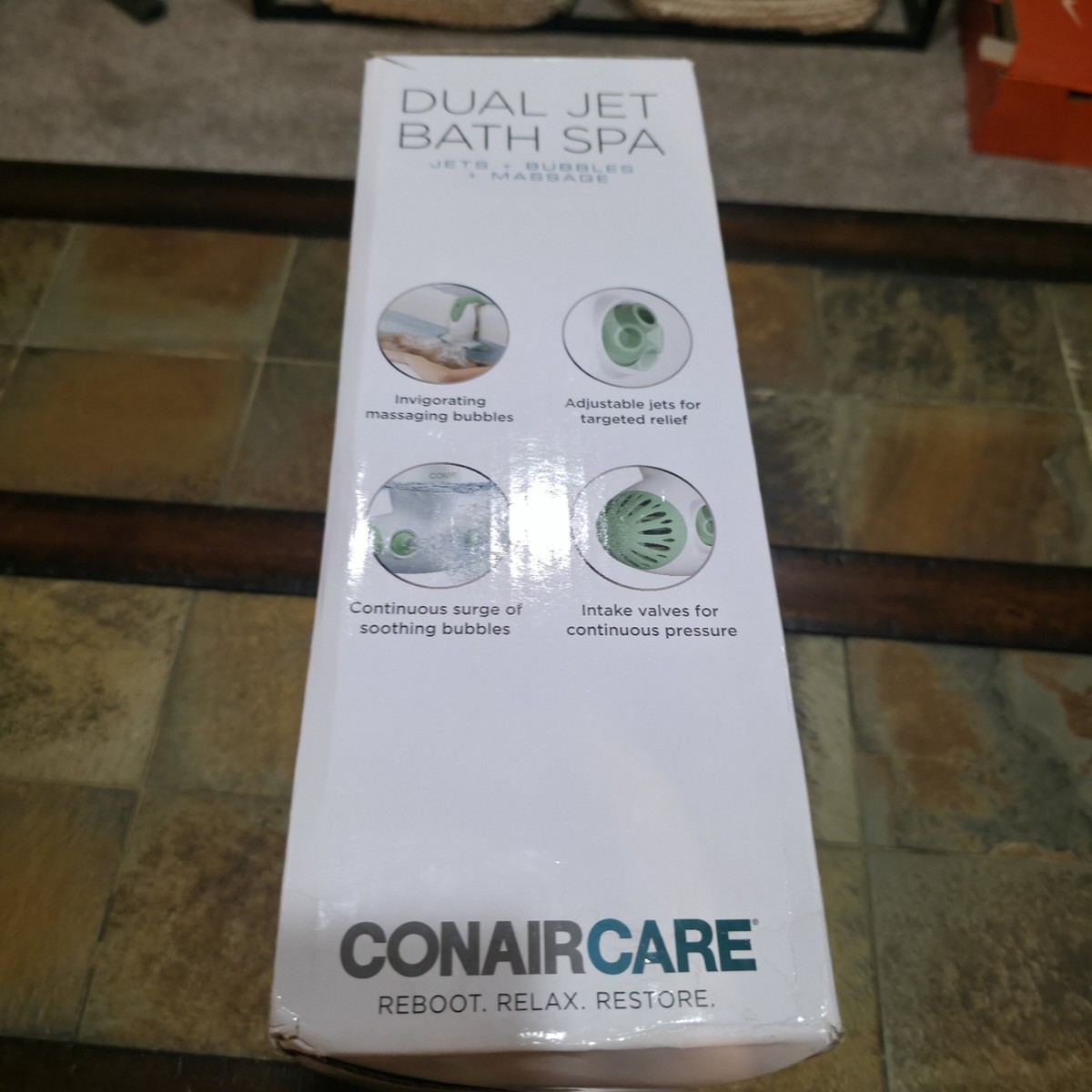 Conair Jet Hydro Spa Portable Bath Spa w/ Dual Hydro Jets Massage Conair Jet Hydro Spa Portable Bath Spa w/ Dual Hydro Jets Massage