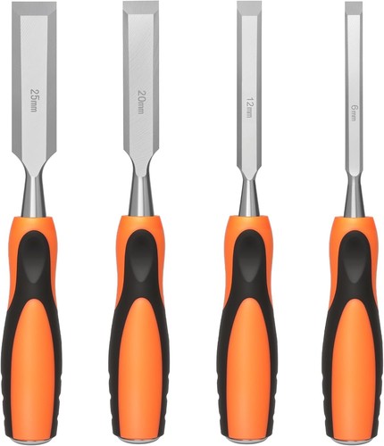4 Piece Wood Chisel Sets Woodworking Tools Set, Wood Chisels for ...