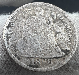 1868 P Liberty Seated Dime