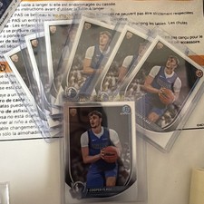 Cooper Flagg 2025-26 Bowman Chrome #BCV-1 Rookie RC Dallas Mavericks + 6 papers
