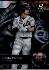 Kevin Parada 2023 Bowman Platinum Top Prospects Ice Foil New York Mets #TOP-28