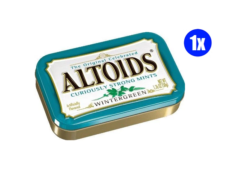 1x Tin Altoids Wintergreen Flavor Mints - 1.76oz | eBay