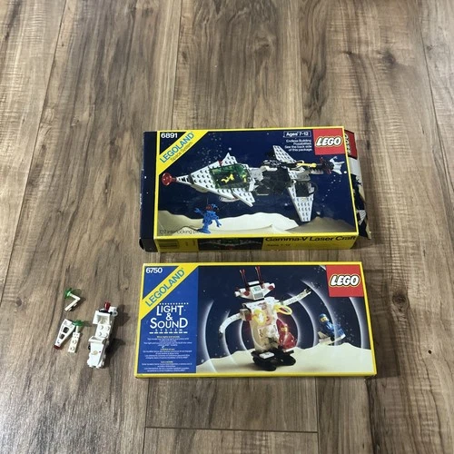 Vintage LEGO Space 6750 - Sonic Robot Set (Missing Pieces) Box And Manual Only
