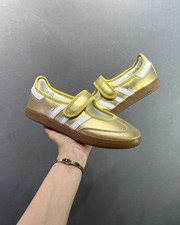 Adidas originals Women's SAMBA JANE OG W Sneakers IH 6599 Metallic NEW WITH BOX
