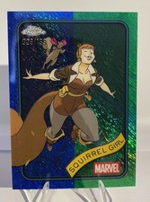 Topps Chrome Marvel 2025 - Squirrel Girl - Blue & Green Shimmer /199 - #44