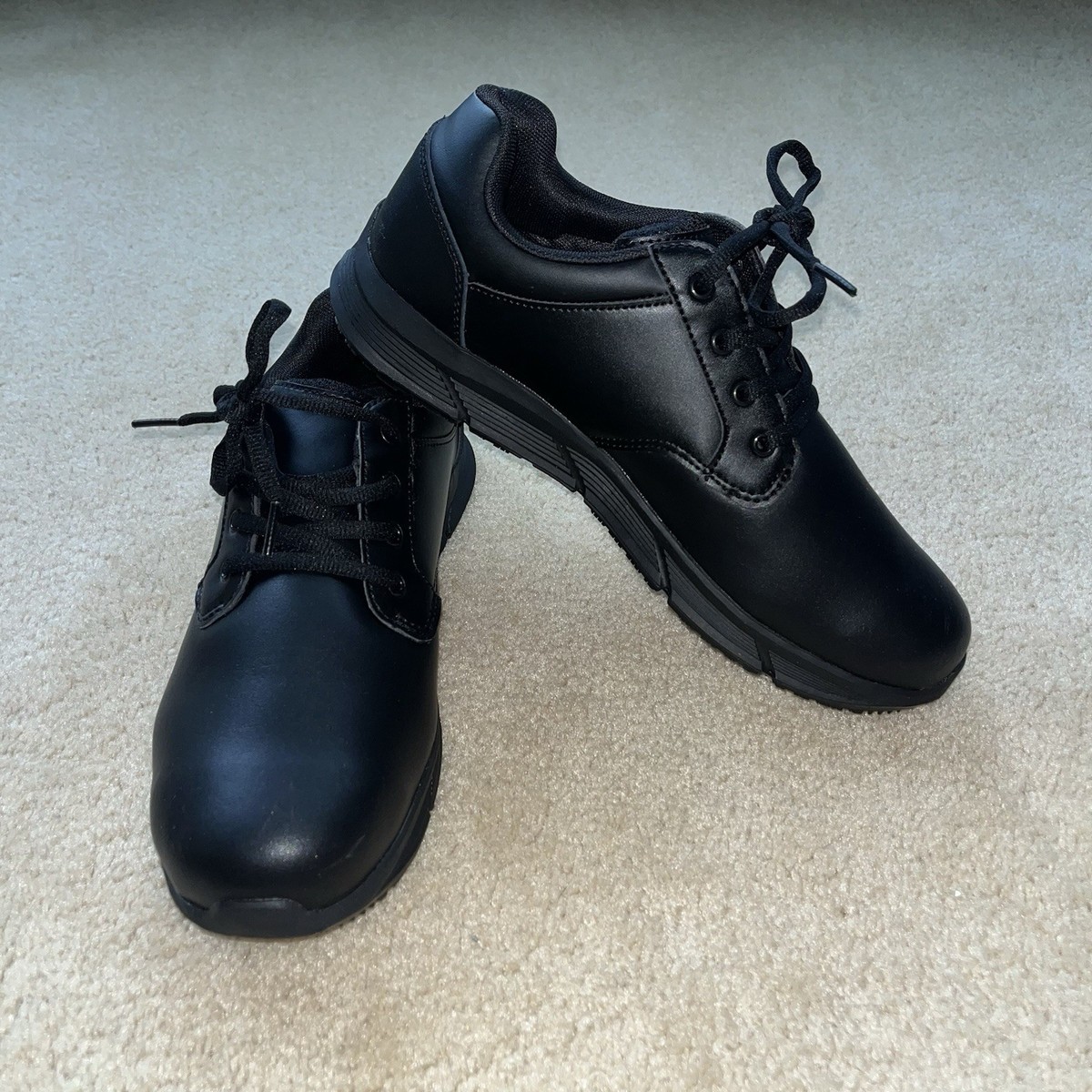 NIB Shoes For Crews Women's Gia Black Non Slip Leather Shoes - Size 11 -  42045W | eBay
