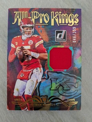 2023 Panini Donruss - Jersey Kings Patrick Mahomes II #JK-1 /399 (MEM)