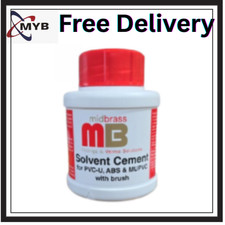 Solvent Cement PVC Pipe Glue Plumbing & Waste Pipe Adhesive 125ml Free Delivery