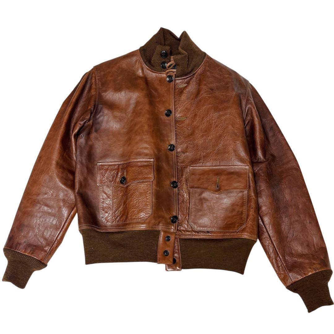Buzz Ricksons Type A1 leather jacket vintage y2k - image 1