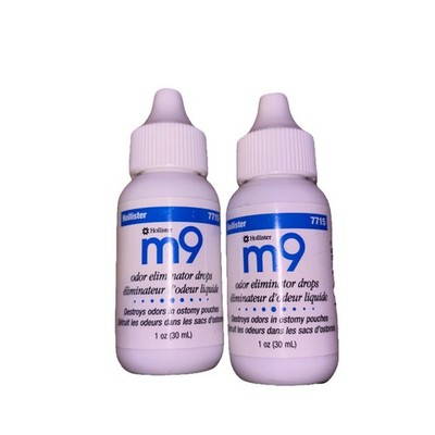 Hollister M9 Odor Eliminator Drops 1 oz. Bottle Unscented 7715 2 count