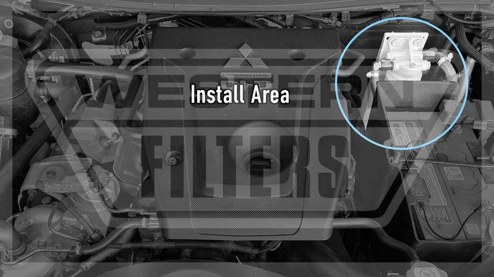 Kit de prefiltro Donaldson para Mitsubishi Triton MQ MR 2,4 L 2015-23 Pajero Sports Foto 3 de 3