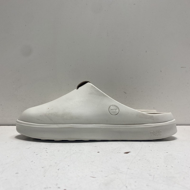 TRUE Linkswear Lux Clog White Bone Slip-On Golf Clog Mule Men's Size 11