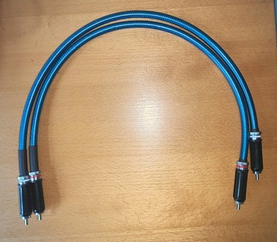 Monitor Silver Line Cinch RCA Audio Kabel 2x0,5m OFC