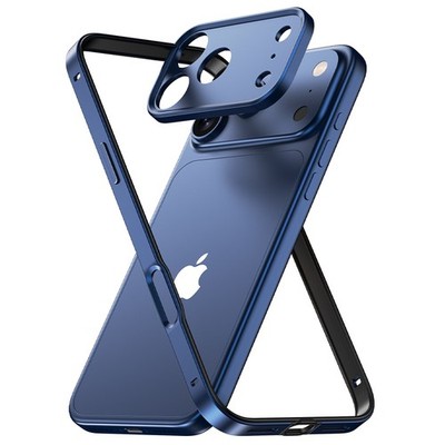 Aluminium Rahmen Handyhülle für iPhone 17 16 Pro Max 15 14 13 Metall Bumper Case